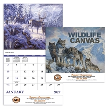 Good Value(TM) Wildlife Canvas - Stapled Calendar