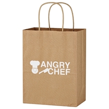 Kraft Paper Brown Shopping Bag - 8 x 10-1/4