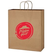 Kraft Paper Brown Shopping Bag - 16 x 19