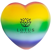 Rainbow Sweet Heart Stress Reliever