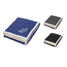 Super Soft Large Fleece Sherpa Blanket - 50 x 60 Unfolded