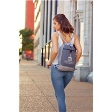 Bordeaux Polycanvas String Backpack by Taroko (TM)