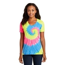 Port Company(R) Womens Tie - Dye V - Neck Tee