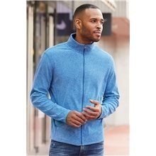 Port Authority(R) Heather Microfleece Full - Zip Jacket