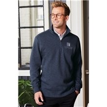 Port Authority(R) Slub Fleece 1/4- Zip Pullover
