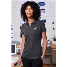 Port Authority(R) Womens Pinpoint Mesh Zip Polo