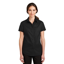 Port Authority(R) Womens Short Sleeve SuperPro(TM) Twill Shirt