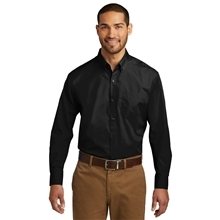 Port Authority(R) Tall Long Sleeve Carefree Poplin Shirt