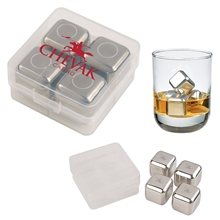 Stainless Steel Ice Cubes In Case