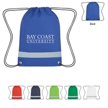 Lil Bit Youth Reflective Non - Woven Drawstring Bag