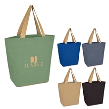 Marketplace Jute Tote Bag