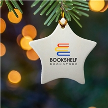 3 Ceramic Ornament - Star