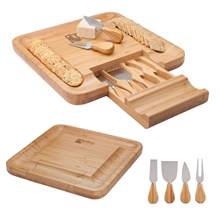 Lorenzi 4- Piece Bamboo Cheese Tray