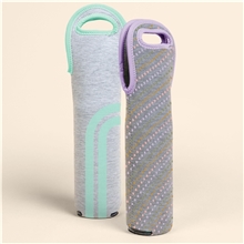 Wine Tote - Heathered Jersey Knit Neoprene Single