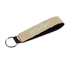Burlap - Neoprene Wrist Strap Key Holder