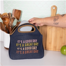 Klutch Denim Neoprene Lunch Bag