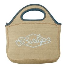 Gran Klutch Burlap Neoprene Lunch Bag