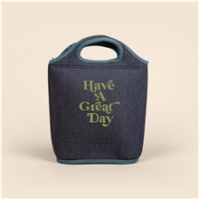 Venti Denim Neoprene Lunch Bag