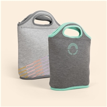 Venti Heathered Jersey Knit - Neoprene Lunch Bag