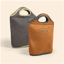 Venti Suede - Ish Neoprene Lunch Bag
