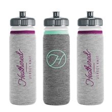 Heathered Jersey Knit Van Metro Sport Bottle - Push - Pull Cap