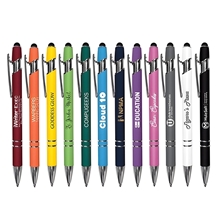 iWriter(R) Exec - Stylus Soft Touch Rubberized Metal Ball Point Pen