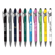 iWriter(R) Exec - Stylus Soft Touch Rubberized Metal Ball Point Pen