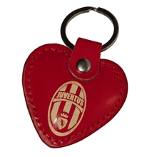 Faux Leather Keyring Heart