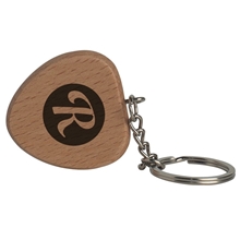 Heart Wooden Keyring
