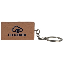 Rectangle Wooden Keyring
