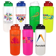 32oz. Sports Bottle with Flip Top Cap, Full Color Digital