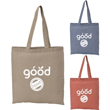 Eco - Friendly 5 oz Recycled Cotton Twill Tote Bag