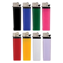 Solid Colored Standard Flint Cigarette Lighter