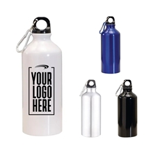 20 oz Aluminum Water Bottle w / Carabiner