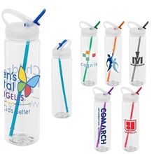 Water Bottle with Flip Up Spout - 32 oz