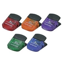Jumbo Spring Loaded Magnetic Memo Clip w / Rubber Grip