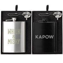 Oakhurst 8 oz Flask and Funnel Gift Set