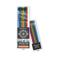 Create - A - Pack Pencil Set of 6 - Mood Pencil w / Colored Eraser