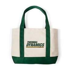 Embroidered Canvas Boat Tote