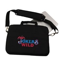Embroidered Padded Messenger Bag