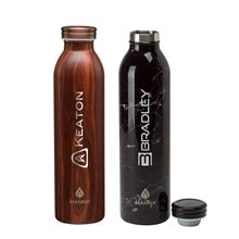 Manna(TM) 20 oz Retro Stainless Steel Water Bottle