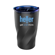 14 oz Black Stainless Steel Twisting Tumbler
