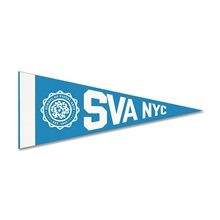 5 x 12 Premium Felt Pennant - With 1 sewn Strip