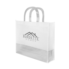Flair Metallic Accent Non - Woven Tote Bag