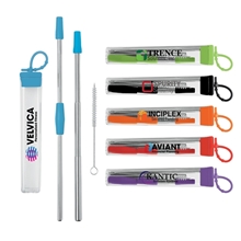 Cosmopolitan 7- Piece, 2- Straw Stainless Steel Set