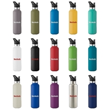 20 oz Basecamp Mesa Tundra Bottle with Screw Top and Flip - Top Straw Lid