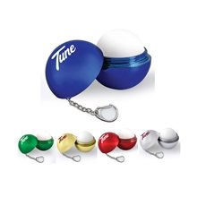 Metallic Lip Balm with Keychain