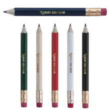 Hex Golf Pencil with Eraser