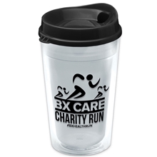 Transparent Tumbler with Sip Lid - 16 oz