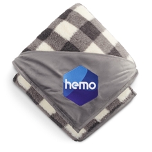 Field Co.(R) Double Sided Plaid Sherpa Blanket